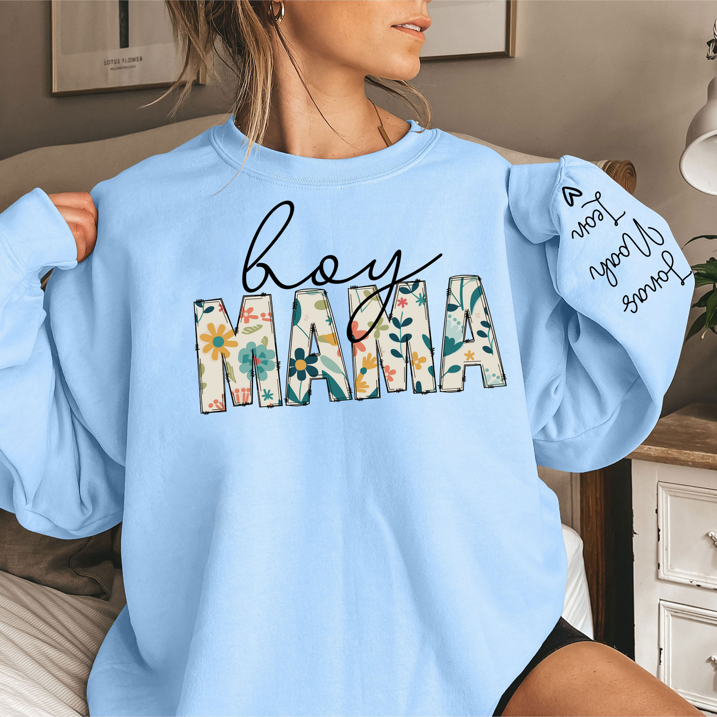 Hero's Mom - Personalized Boy Mama Shirt