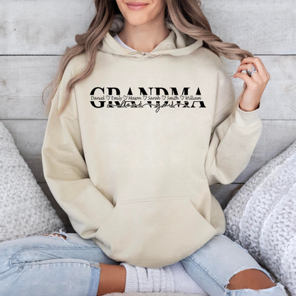 Grandmother's Love - Personalized with Grandchildren's Names