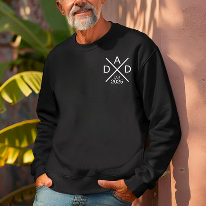 Personalisiertes Papa-Hoodie, Vatertags-Sweatshirt, Geschenk für Papa