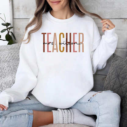 Lehrer Dankeschön Shirt - Personalisiertes Geschenk mit individuellem Namensdruck