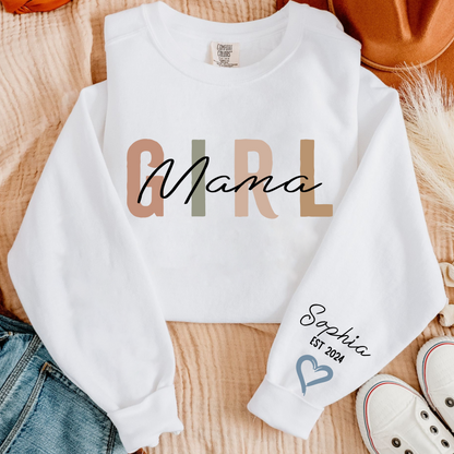 Mama & Töchter Glücksmomente, Personalisiertes Erinnerungsshirt