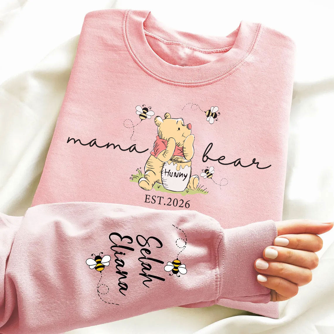 Personalisiertes Mama Bear Sweatshirt – Geschenk für Mama