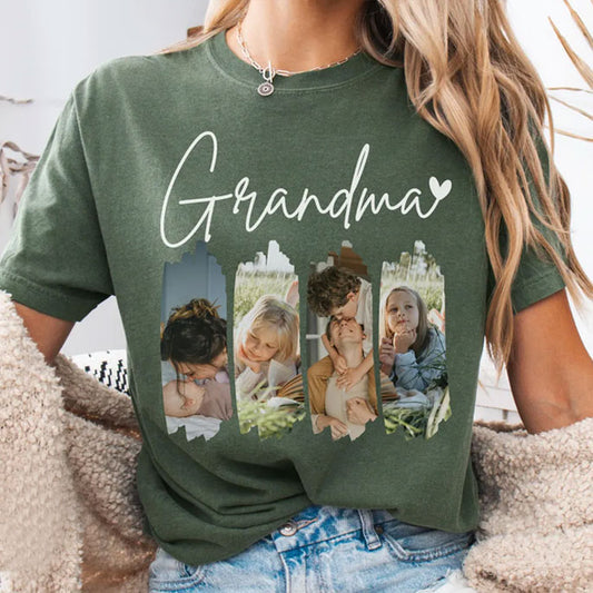 Personalisierter Oma Sweatshirt mit Foto & Enkel-Namen