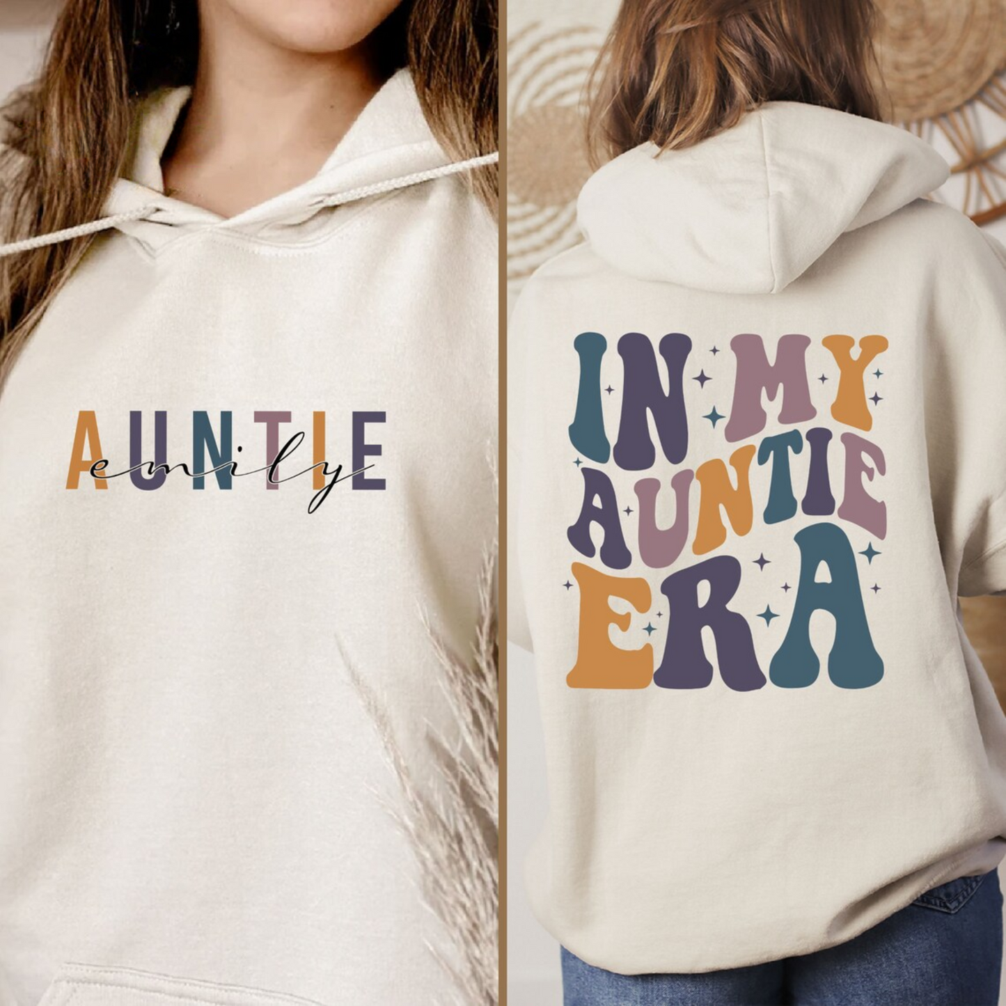 Custom Aunt's Joy Shirt - Personalize with Auntie's Name for Her Special Day