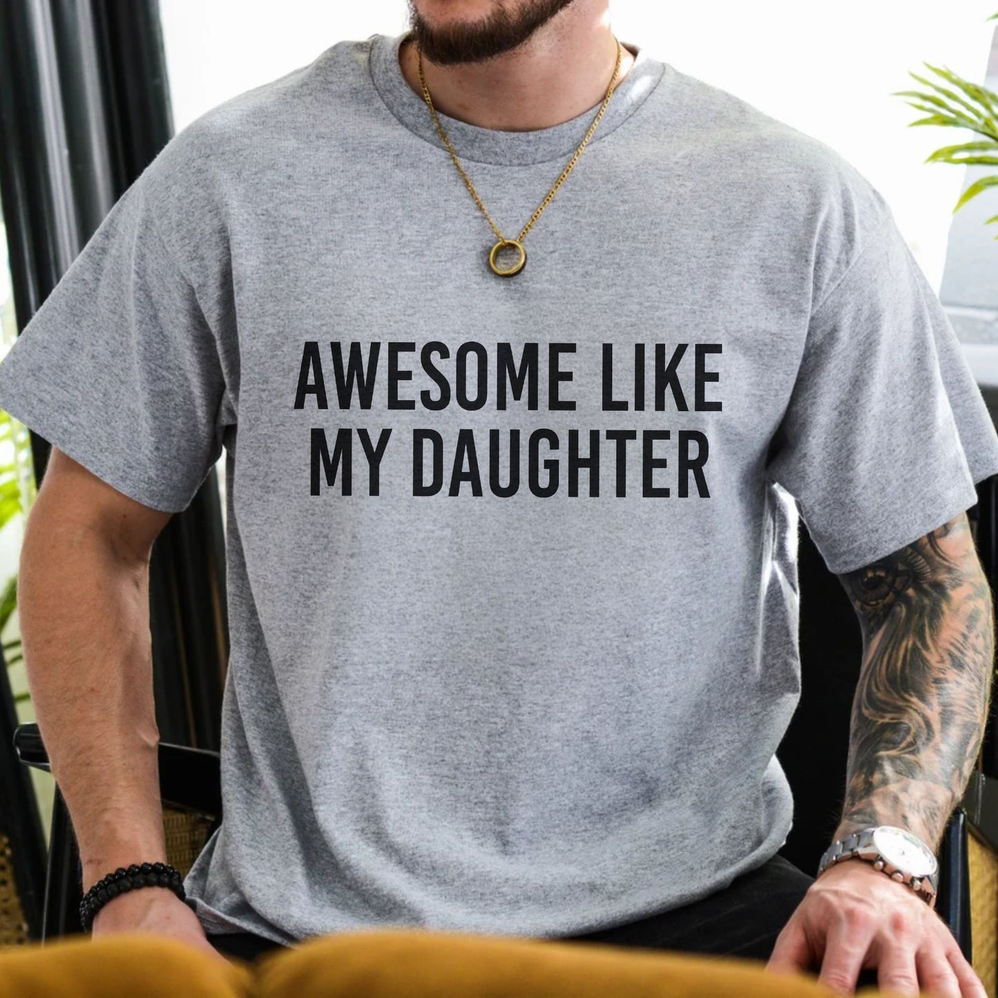 Großartig wie meine Tochter Shirt – Lustiges Geschenk für Papa