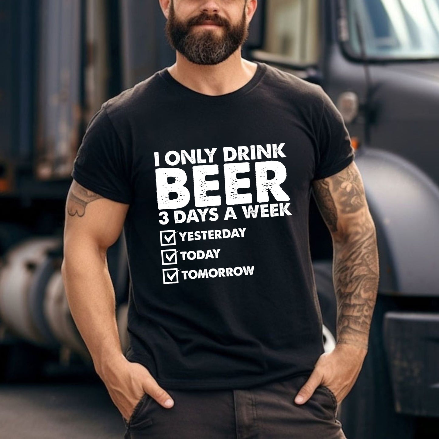 Ich trinke nur an 3 Tagen in der Woche Bier Shirt