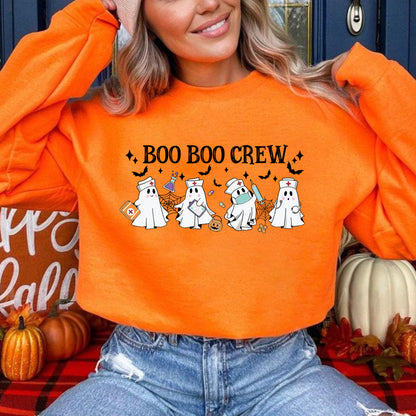 Boo Boo Crew Shirt - Geschenk für Krankenschwester, Lustiges Halloween Krankenschwester Shirt