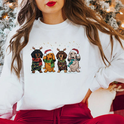 Dackel Weihnachts Sweatshirt – Geschenk für Dackel Mama