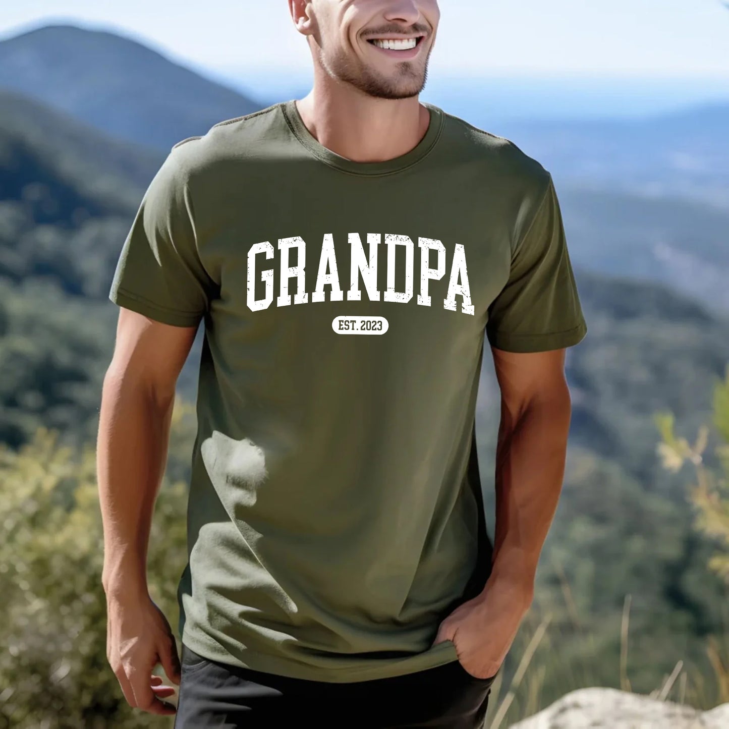 Retro Personalisiertes Opa Shirts und Hoodie, Opa Geschenk