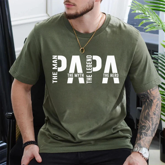Papa – Der Mann. Die Legende. Der Mythos T-Shirt, Geschenk für Papa