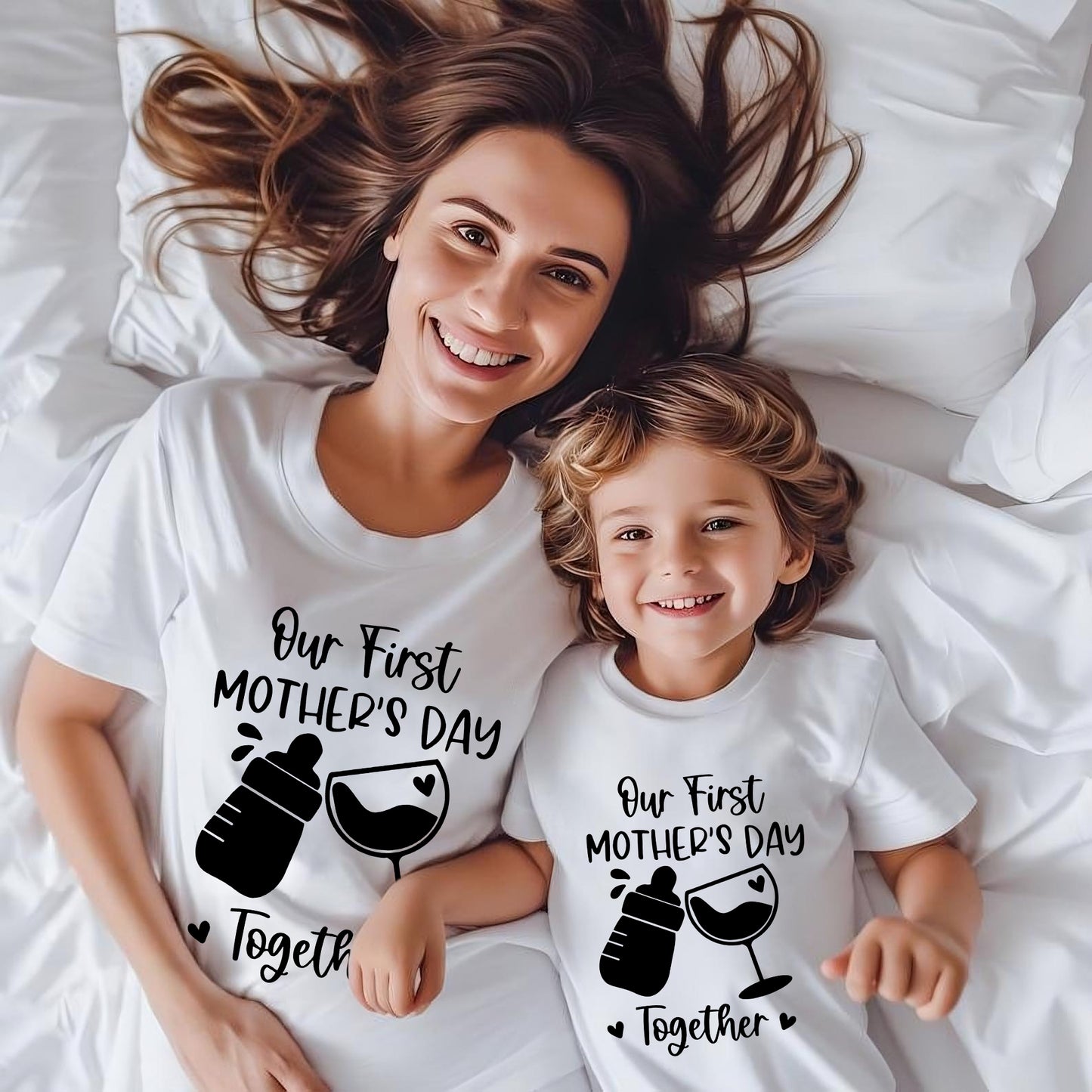 Our First Mother's Day Shirt, Mothers Day Matching Gift