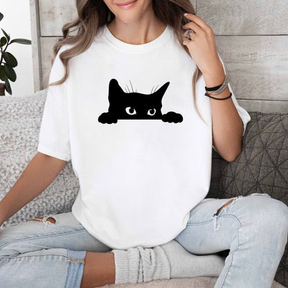 Funny Black Cat Shirt, Gift For Cat Lover