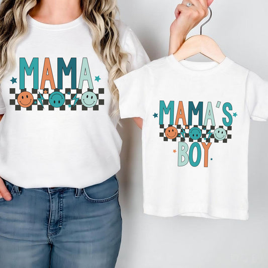 Mama & Mama's Boy Matching Shirts, Mother’s Day Gift Shirt