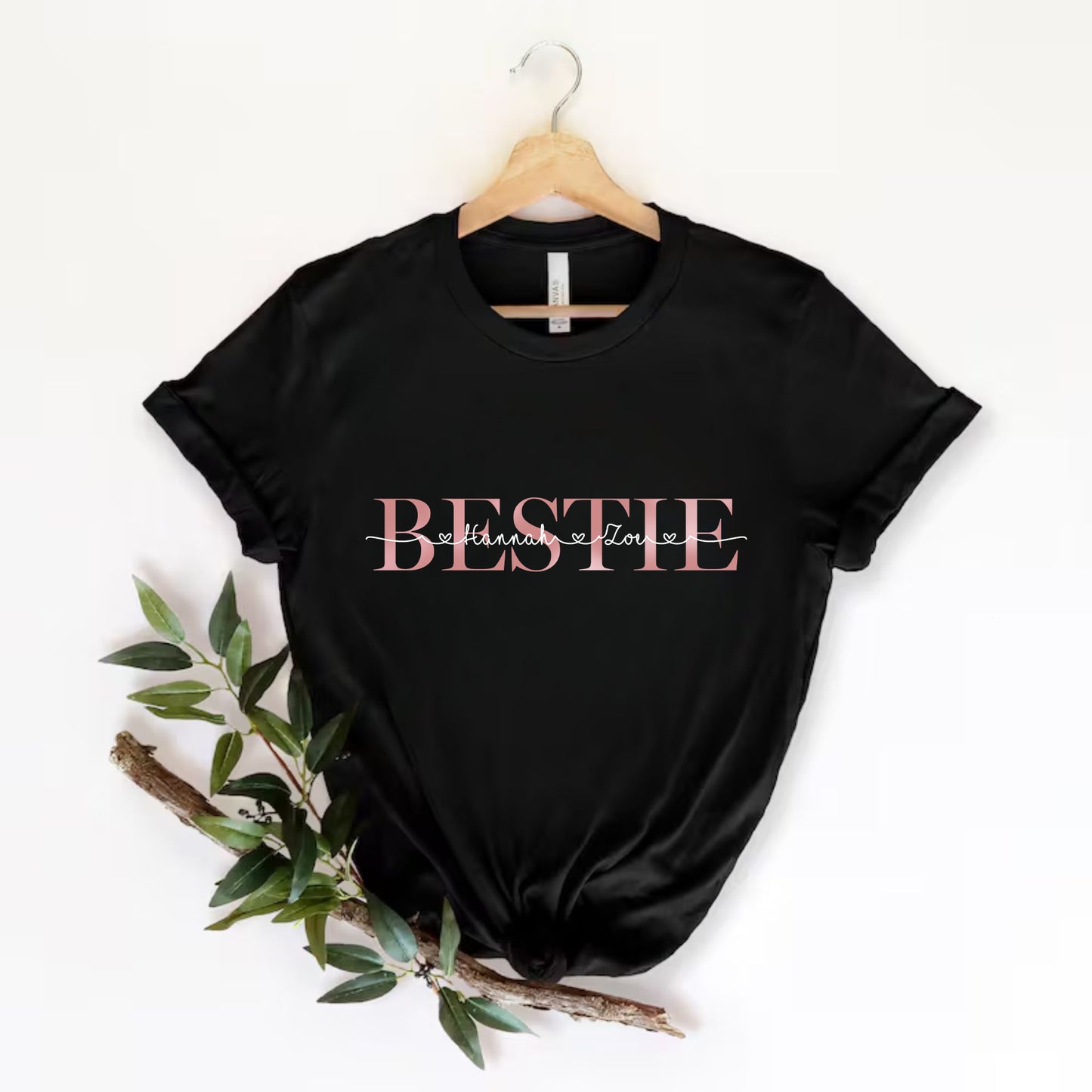 Beste Freundinnen Shirt - Personalisiertes Geschenk für die beste Freundin