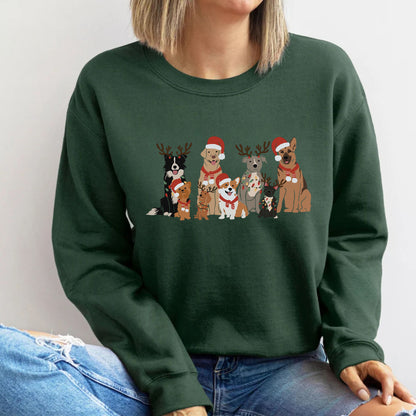 Weihnachts Hunde Sweatshirt – Weihnachtsgeschenk für Hundebesitzer