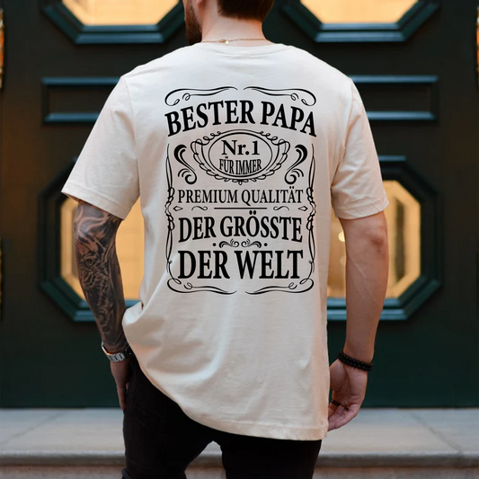 Weltbester Papa T-Shirt, Geschenk für den Besten Papa