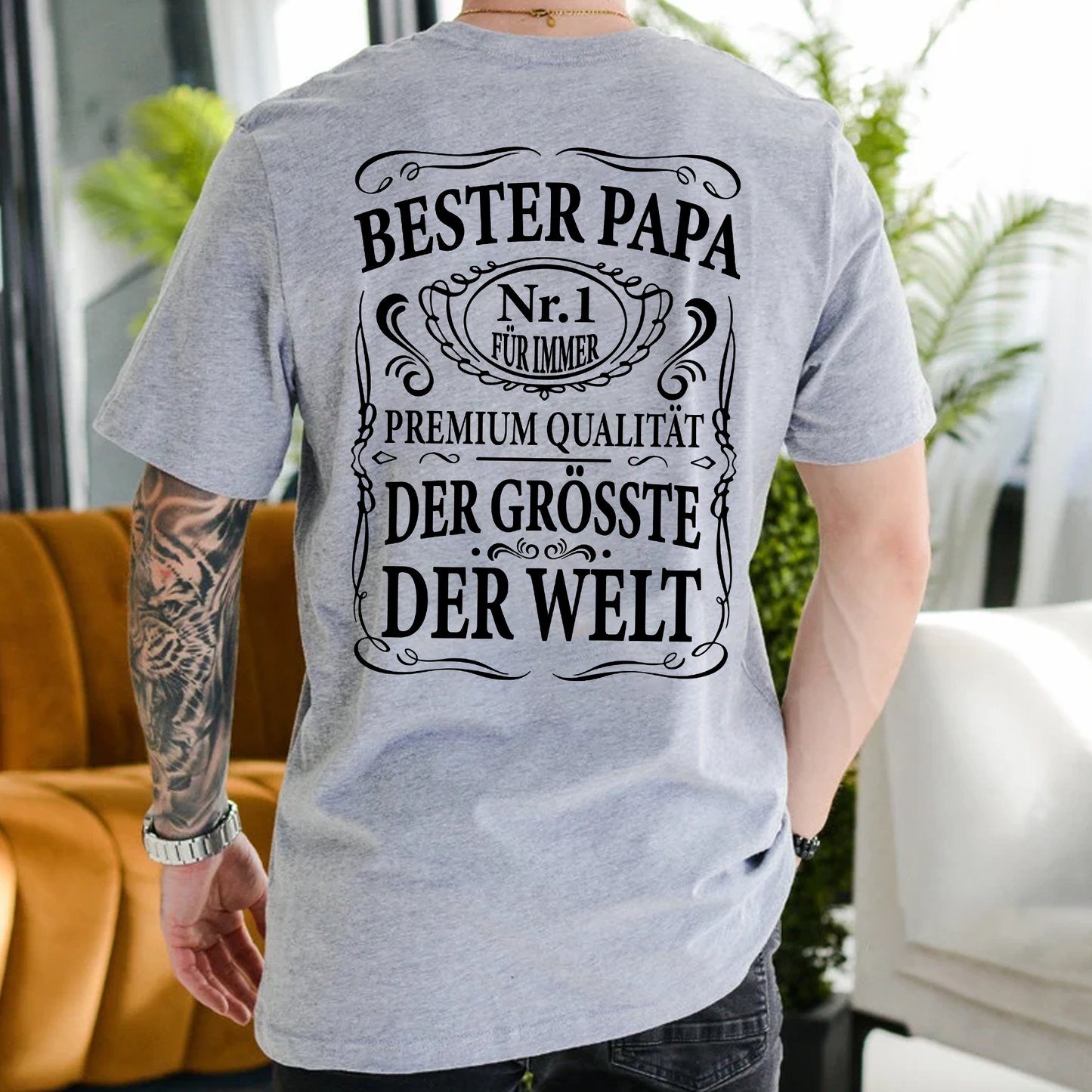 Weltbester Papa T-Shirt, Geschenk für den Besten Papa