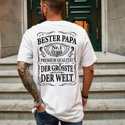 Weltbester Papa T-Shirt, Geschenk für den Besten Papa