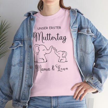 Erster Muttertag Duo: Mama & Baby Passendes Set, Personalisierte Muttertagsgeschenk