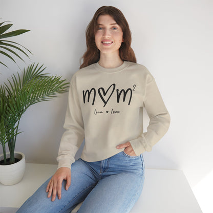 Benutzerdefiniertes Mom of Three Sweatshirt – Personalisierte Mutter von Kindern