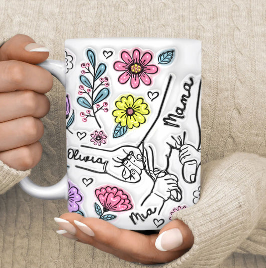 Personalisierte Mama-Tasse mit Kindernamen – Muttertagsgeschenk für Mama