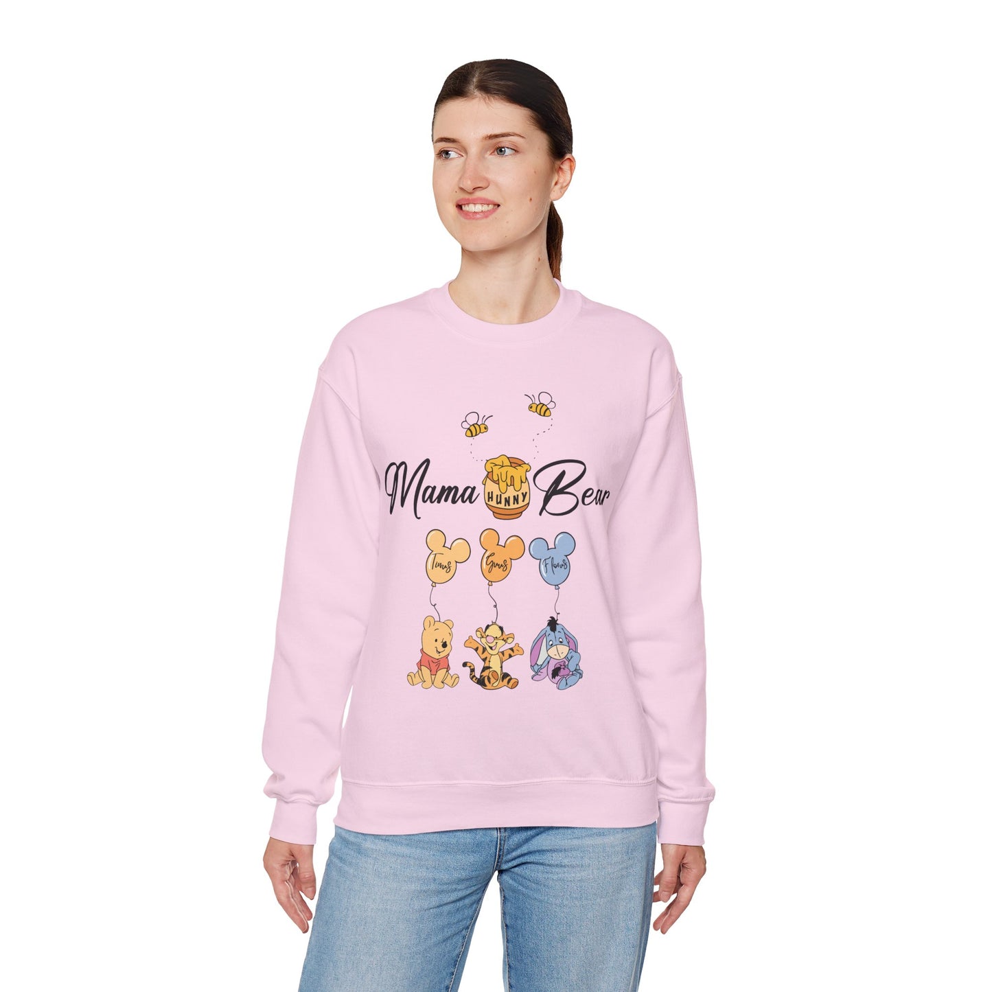 Mama Bär Hunny Familien -Shirt - Personalisierbares Geschenk