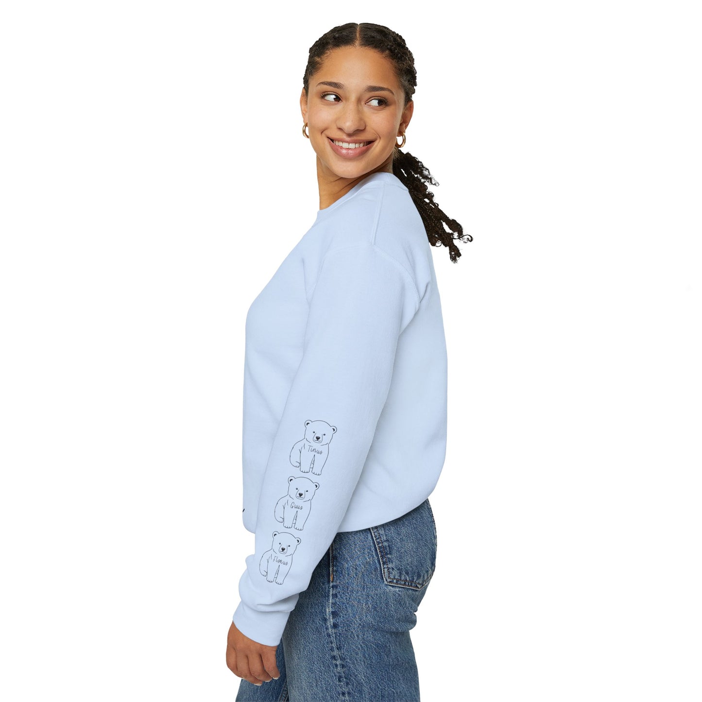 Mama Bear Sweatshirt mit Namen - Geschenk für Mama