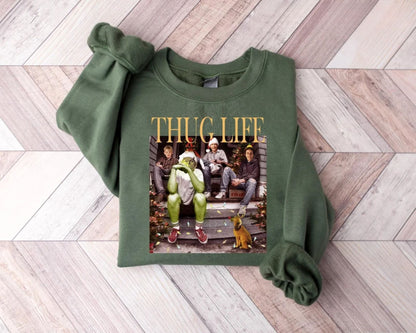 Thug Life Weihnachts-Sweatshirt, Weihnachtsgeschenke