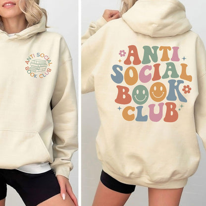 Antisozialer Buchclub Sweatshirt und Shirts - Bücherwurm Geschenk - GiftHaus