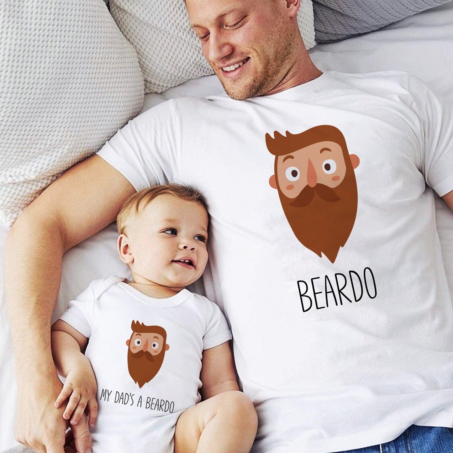 Beardo Matching Tees - Father and Son Matching T-Shirts - GiftHaus
