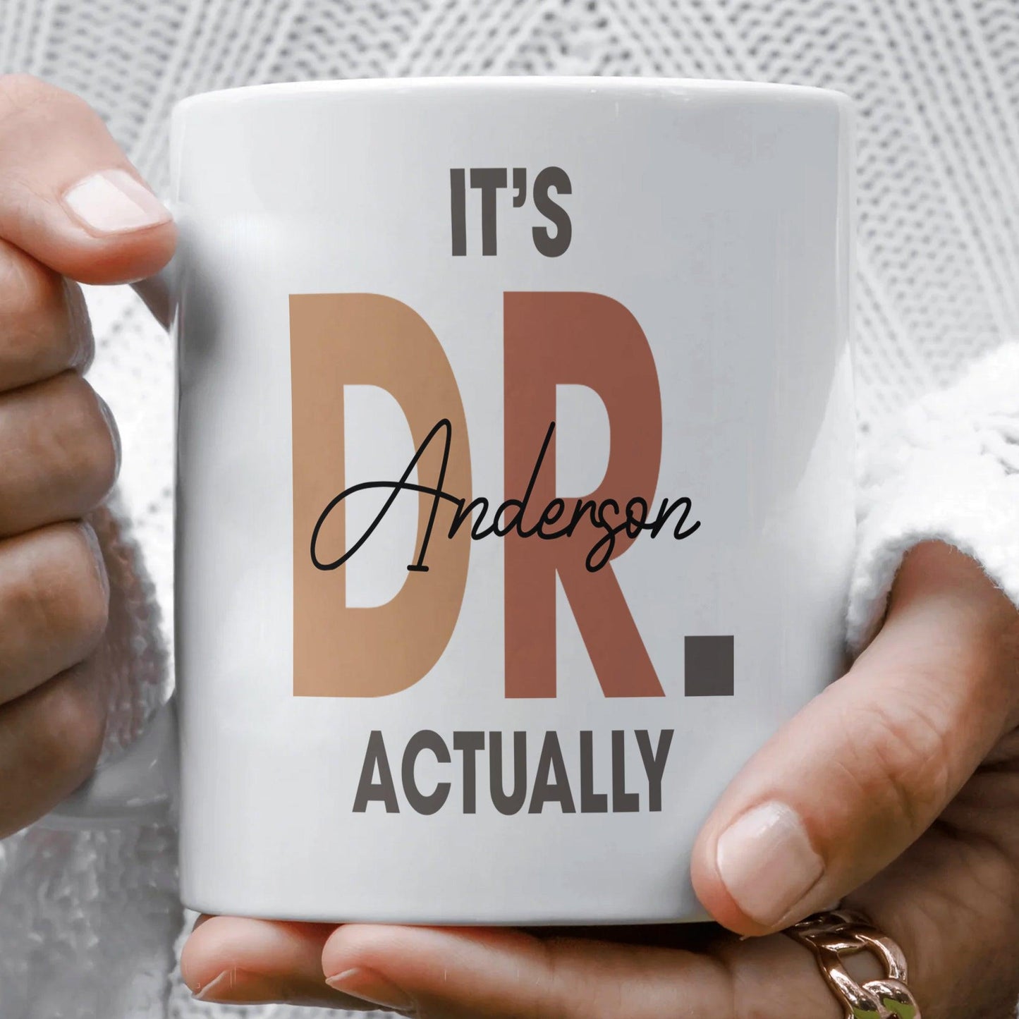 Benutzerdefinierte Dr. Kaffeetasse – Geschenk für Arzt - GiftHaus