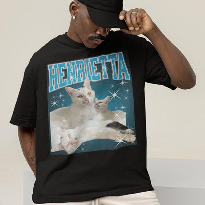 Benutzerdefiniertes Haustier Bootleg Comfort Colors Shirt, Geschenk für Katzenvater - GiftHaus
