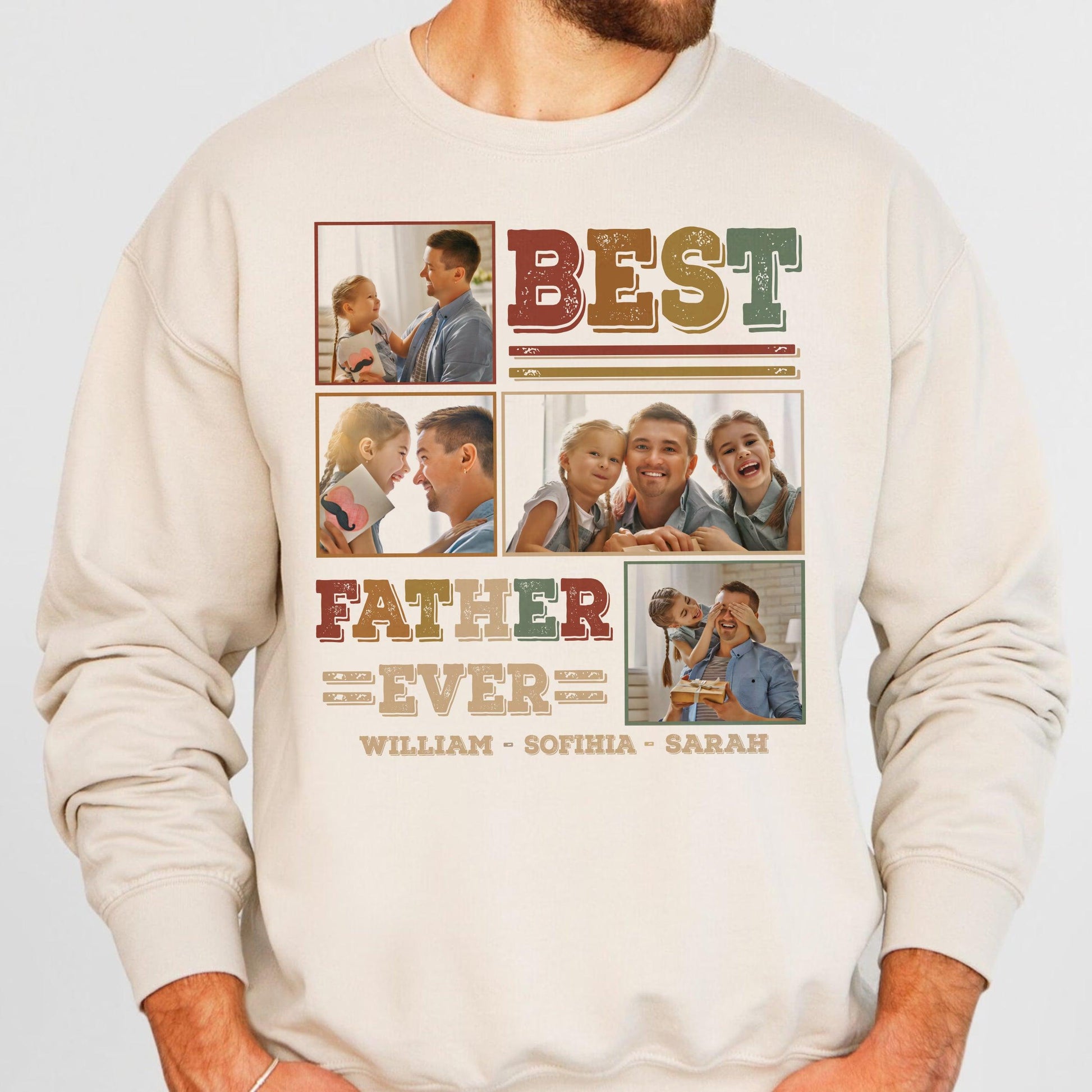 Bester Vater/Oma aller Zeiten – personalisiertes Foto-Shirt - GiftHaus