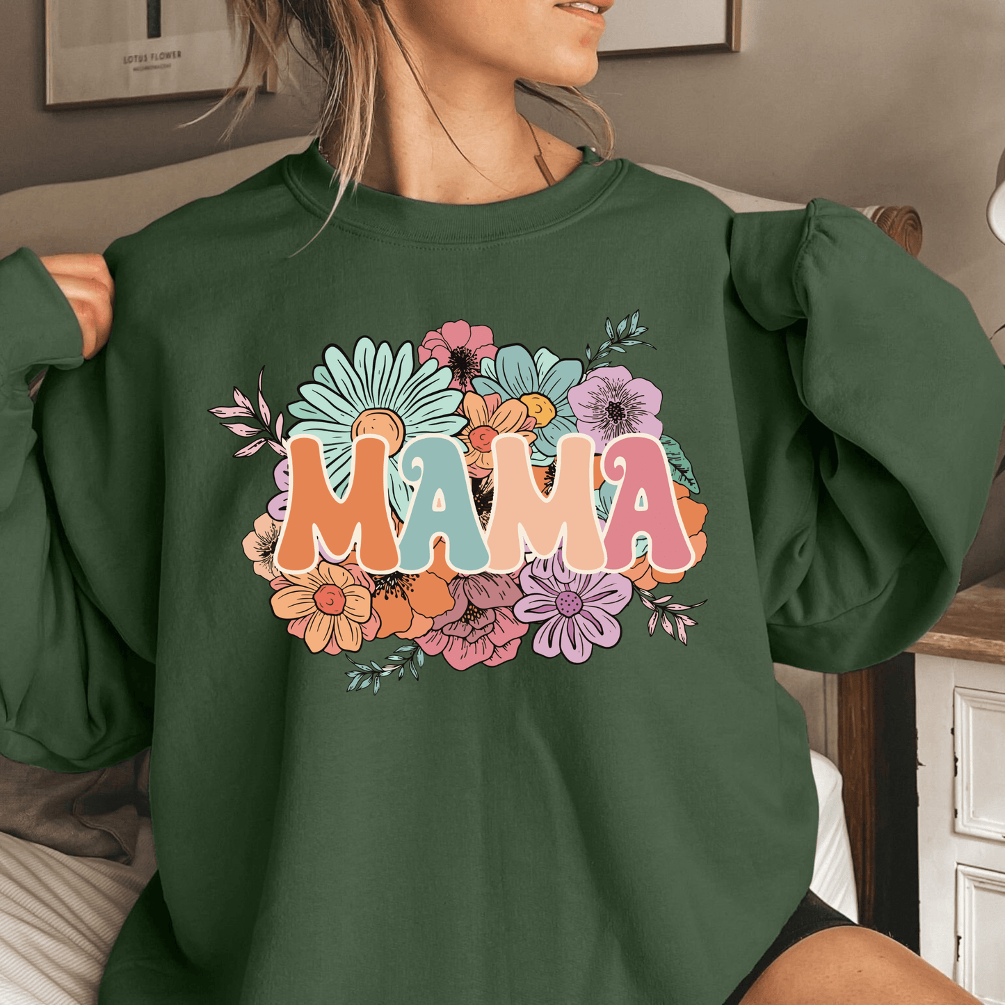 Blumenfreude Sweatshirt - Für moderne Mütter - GiftHaus