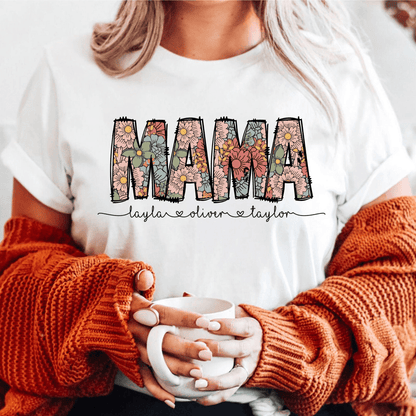 "Blumenmama" Sweatshirt - Personalisiertes Geschenk für Mütter - GiftHaus