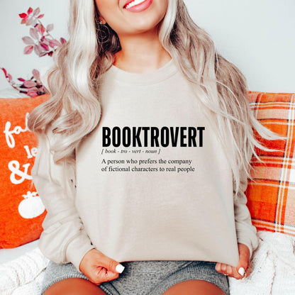 Booktrovert Definition Sweatshirt - GiftHaus