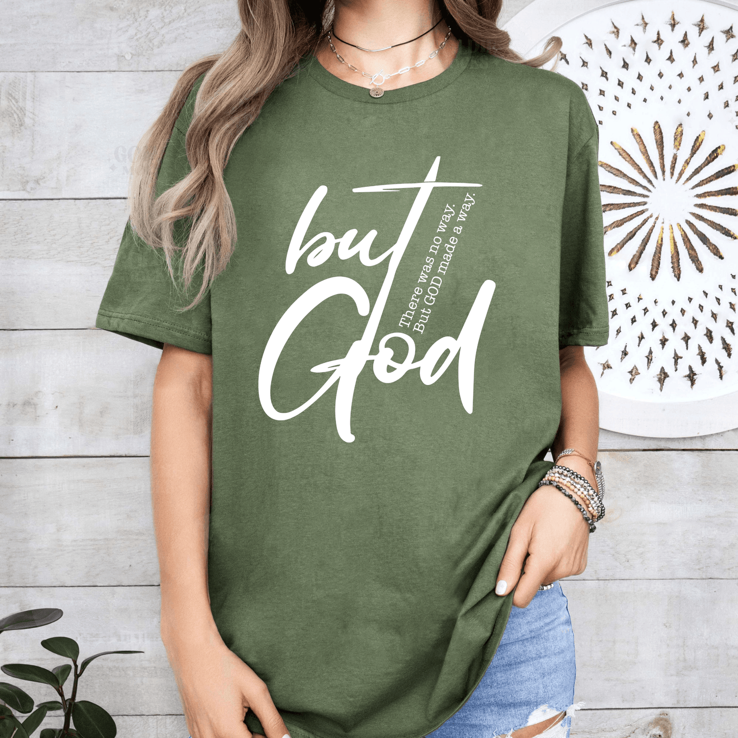'But God' Moments Tee - Emblem of Faith and Resilience for Believers - GiftHaus