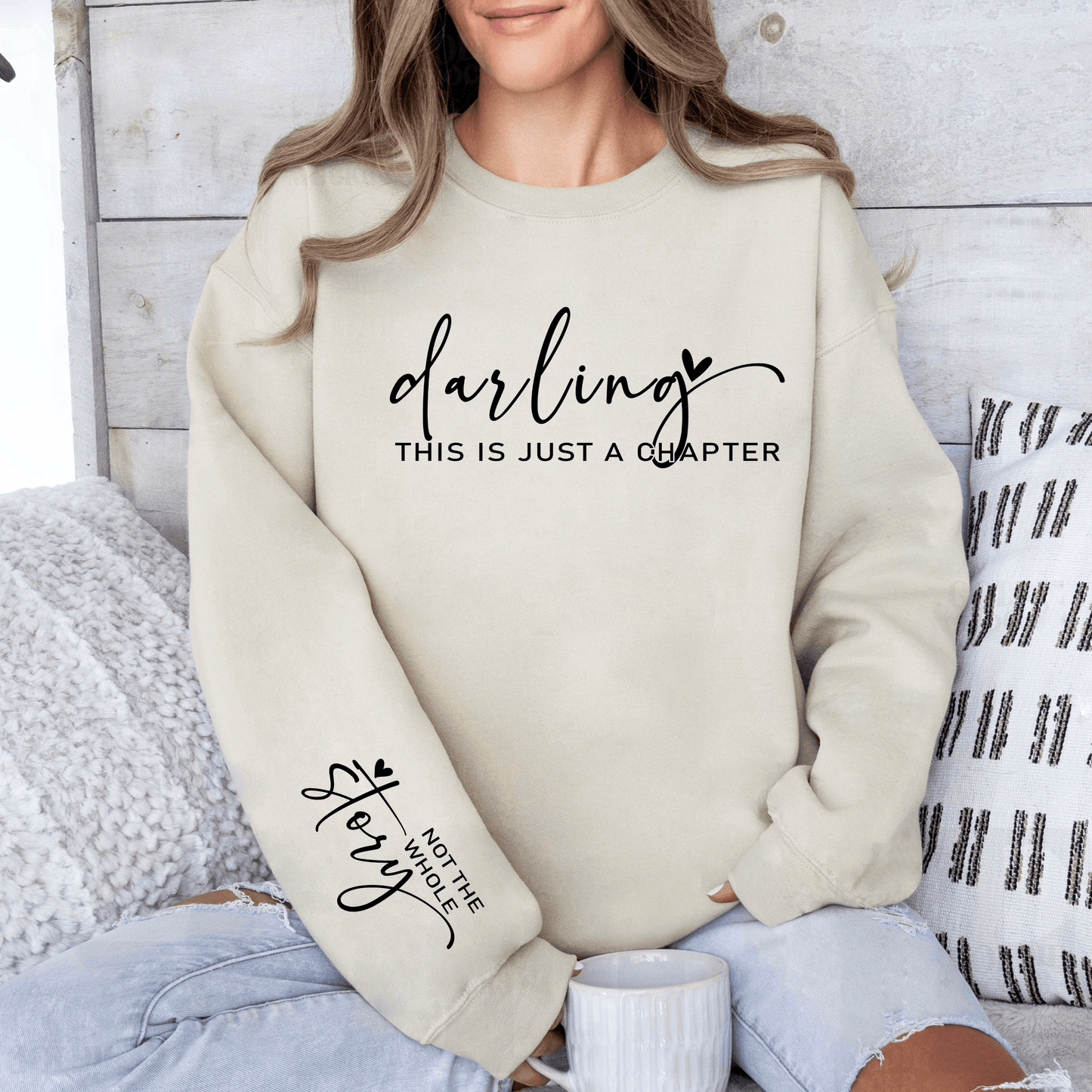 Charmantes Kapitel-Sweatshirt – Lebensmotto Pullover für Sie - GiftHaus
