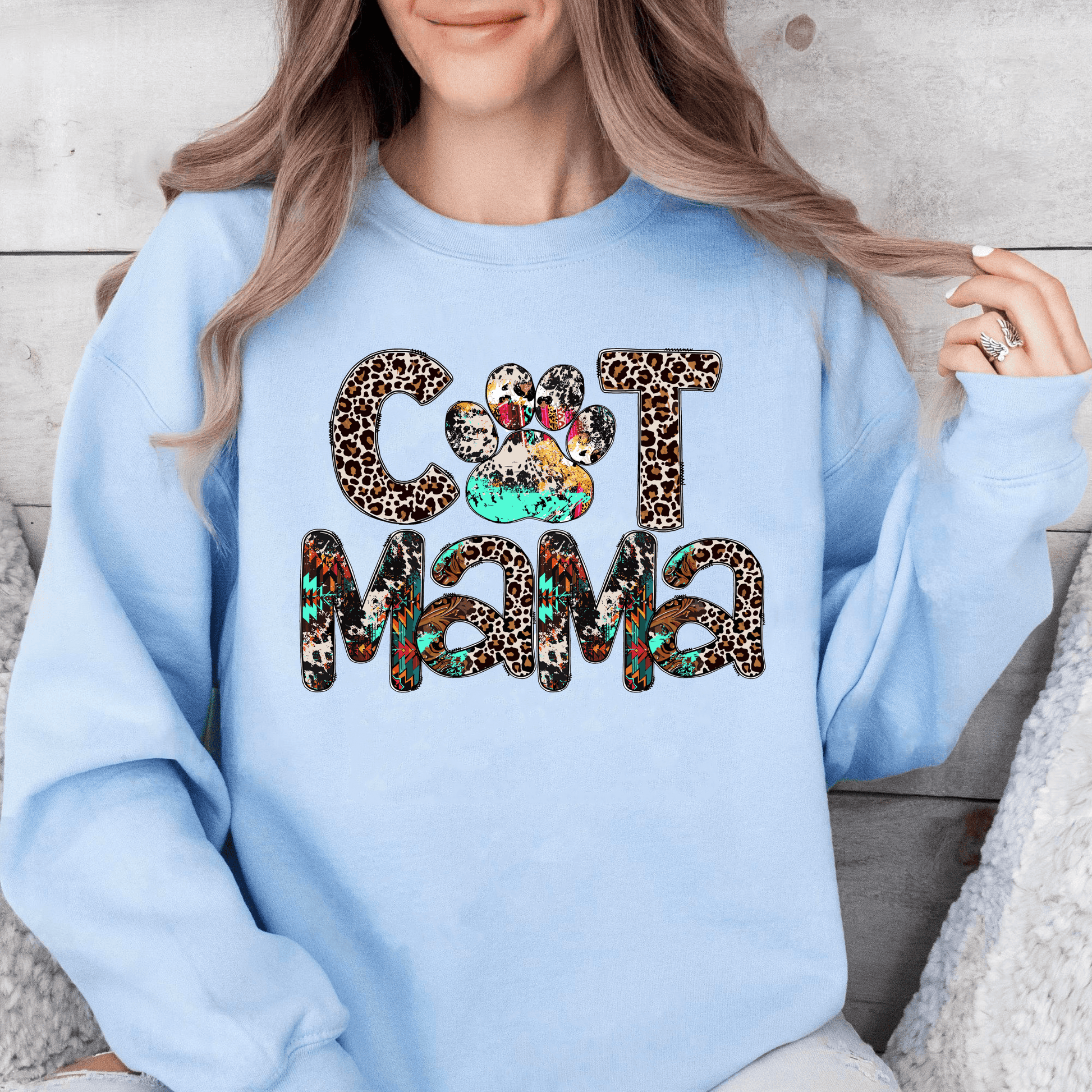 Cool Cat Mama Sweatshirt - Für Katzenliebende Mütter - GiftHaus