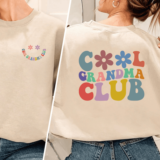 Cool Grandmas Club Doppelseitiges Shirt - GiftHaus