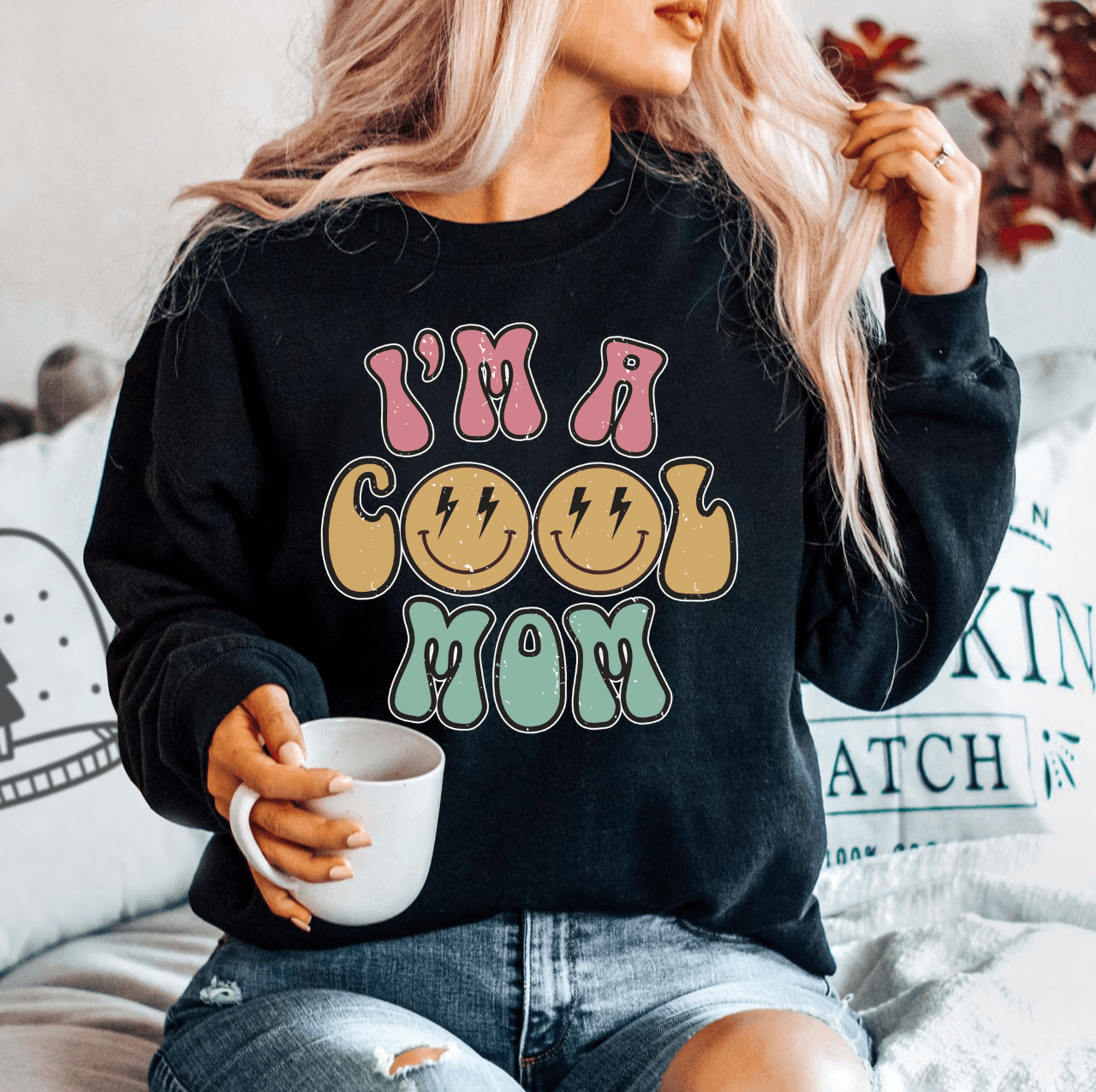 Coole Mama" Sweatshirt - Geschenk zum Muttertag - GiftHaus