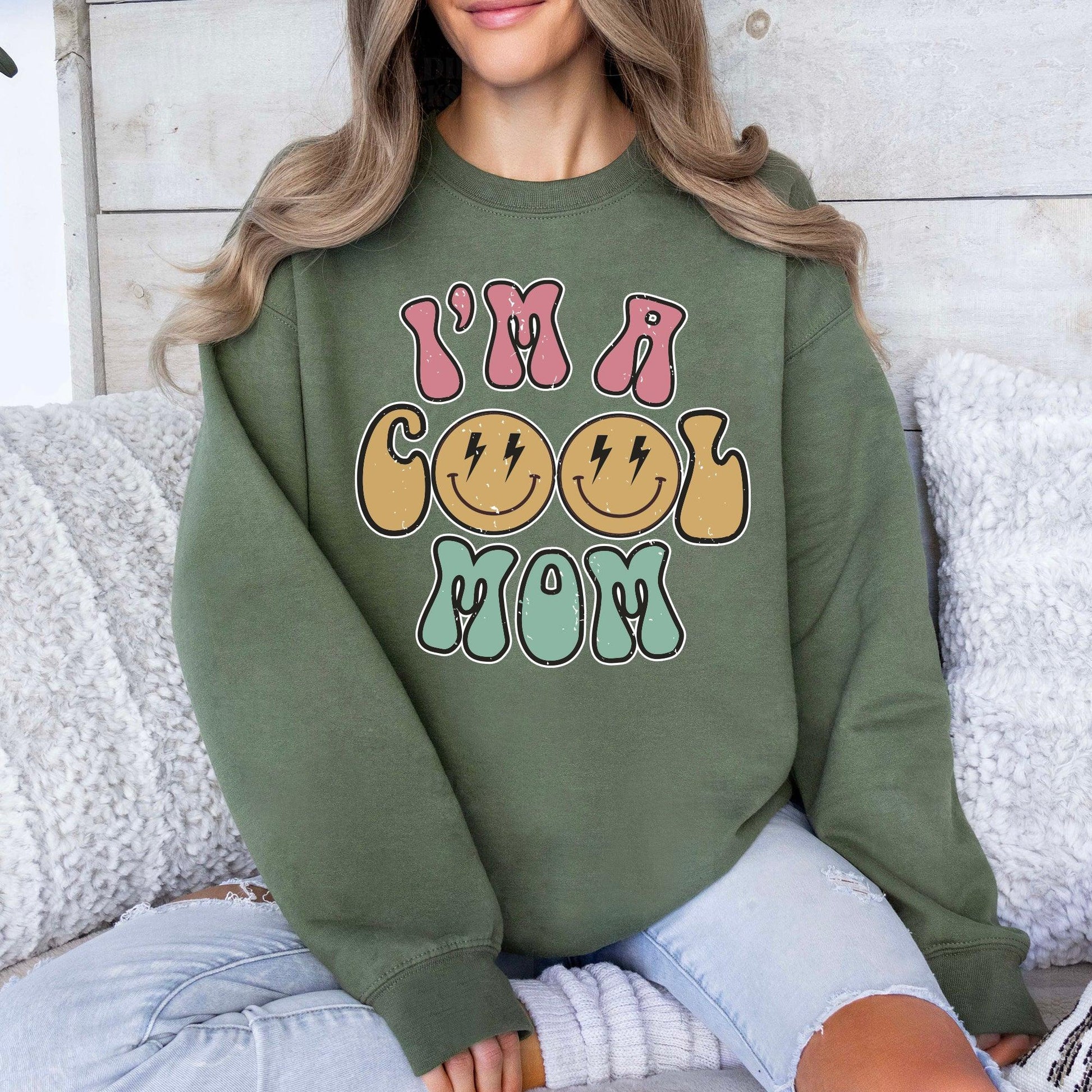Coole Mama" Sweatshirt - Geschenk zum Muttertag - GiftHaus