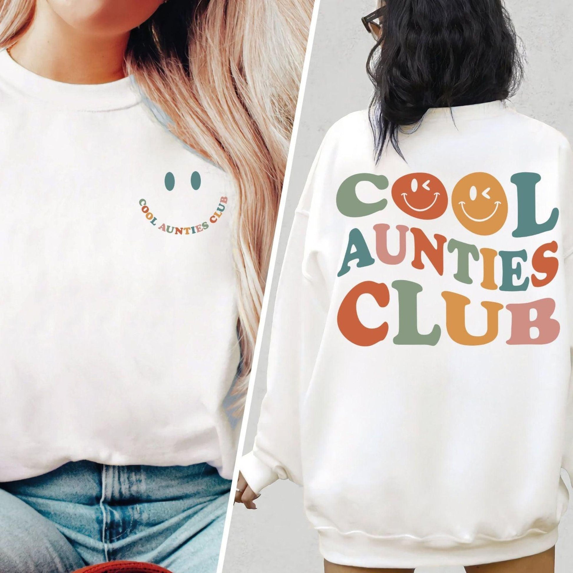 Cooles Aunts Club Sweatshirt, Cooles Tante Sweatshirt, Tante Sweatshirt, Tante Geschenk - GiftHaus