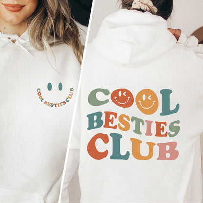 Cooles Besties Club Sweatshirt - Geschenk für die Beste Freundin - GiftHaus