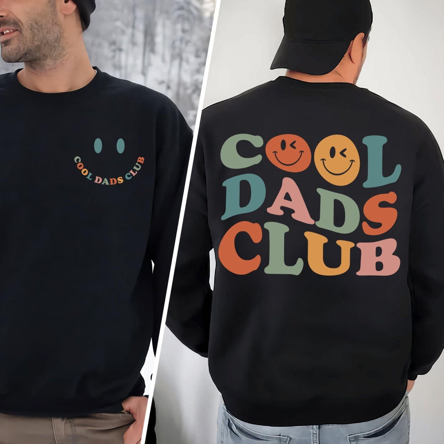 Cooles Dads Club-Sweatshirt, Cooles Dads Club-Shirt, Cooles Papa-Geschenk, Papa-Geschen - GiftHaus