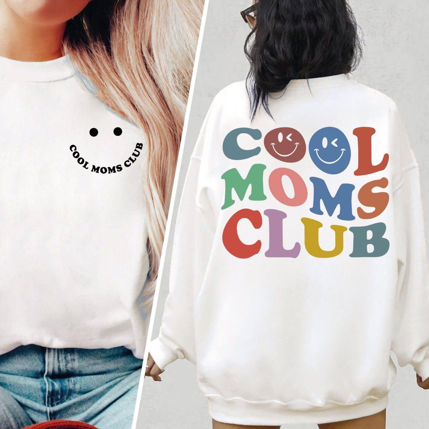 Cooles Moms Club Sweatshirt - Cooler Mom Club - GiftHaus