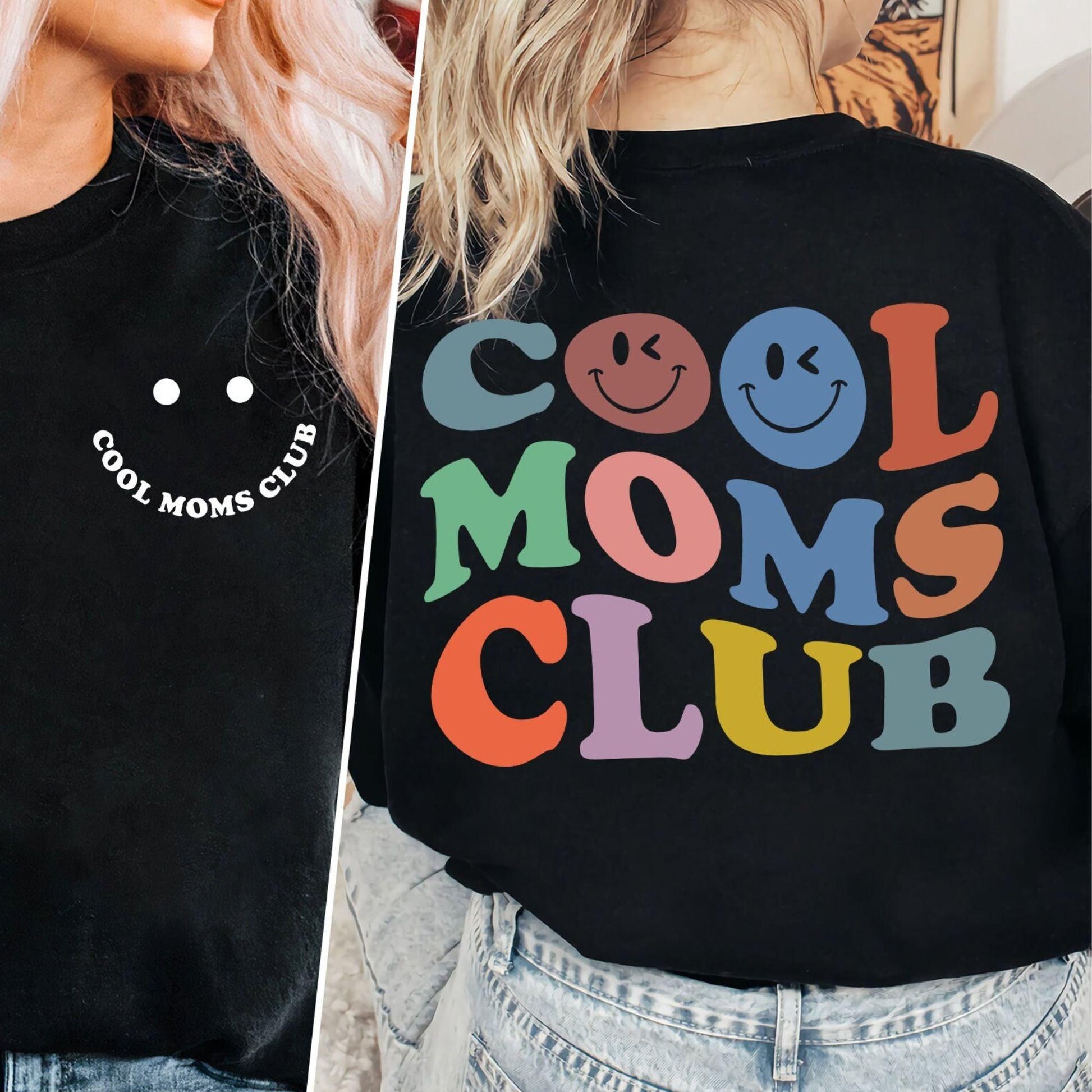 Cooles Moms Club Sweatshirt - Cooler Mom Club - GiftHaus