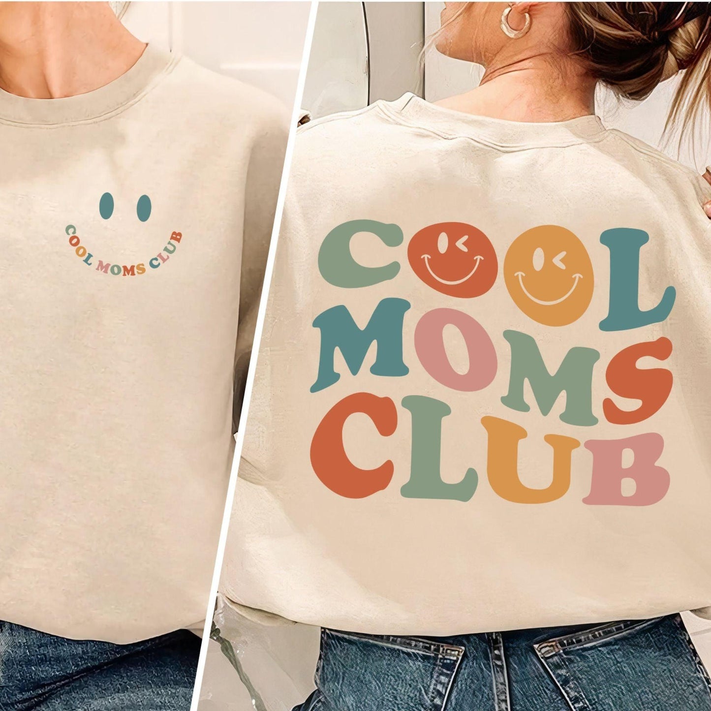 Cooles Moms Club Sweatshirt - Cooles Mom Sweatshirt - GiftHaus