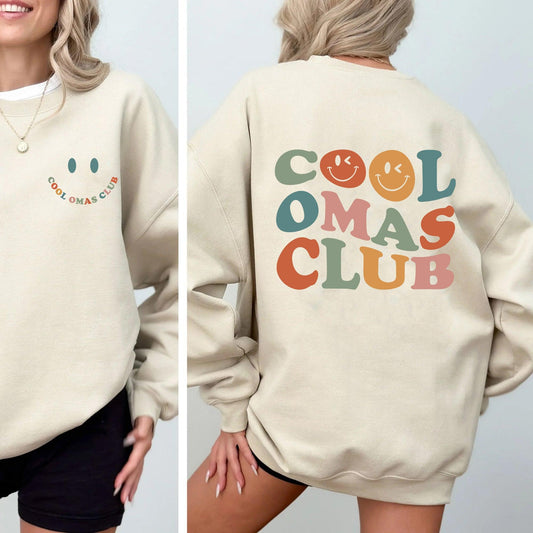 Cooles Omas Club Sweatshirt, Oma Geschenk - GiftHaus