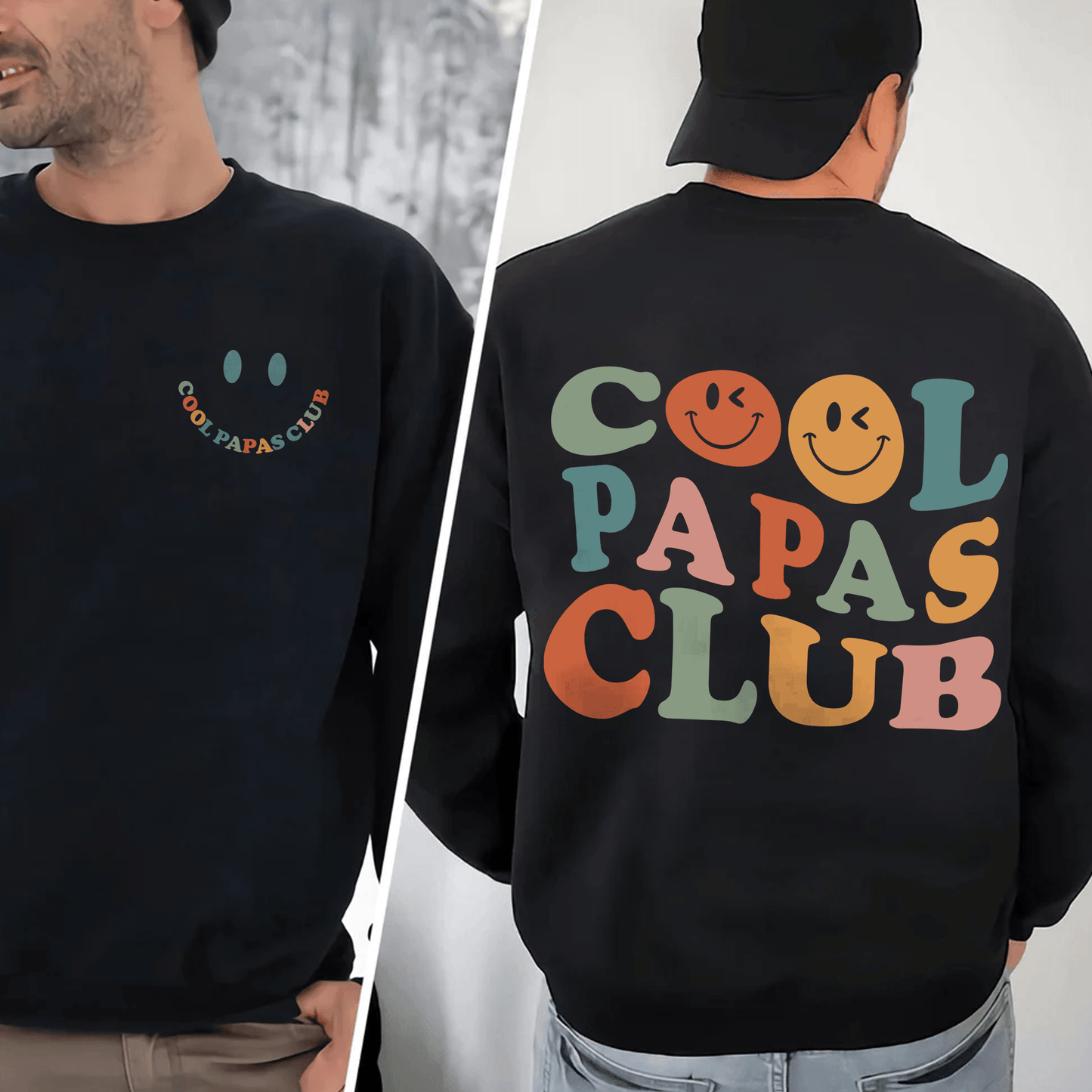 Cooles Papas Club-Sweatshirt, Cooles Papa Geschenk - GiftHaus